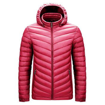 Chaqueta Parka Roja