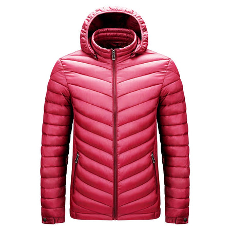 Chaqueta Parka Roja
