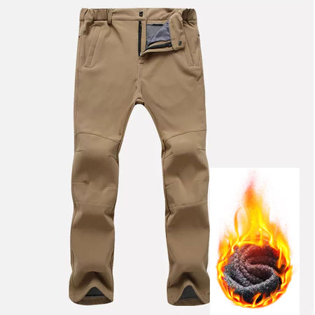 TERMISTORE - Pantalon Termico forro polar Beige